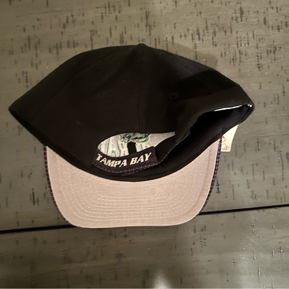 NWT Vintage Logo Athletic Tampa Bay Devil Rays MLB StrapBack Hat - Picture 4 of 6